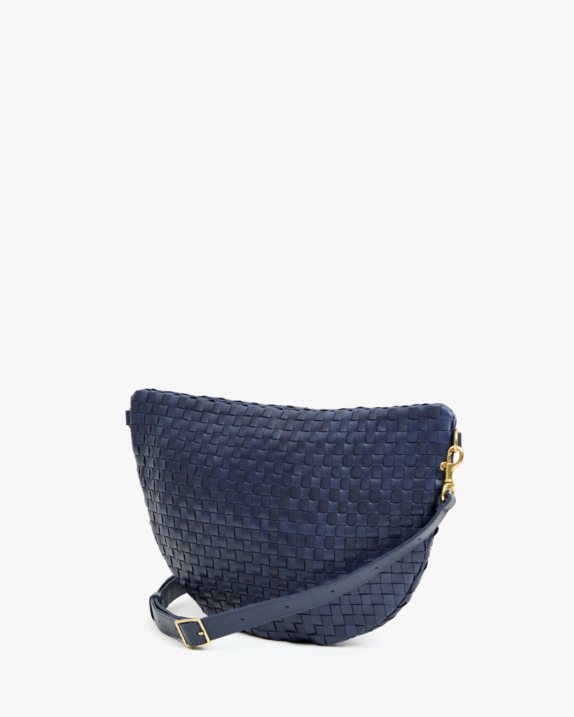 Grande Fanny in Bleu Marine Woven Check