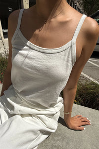 Dana Organic Cami in White