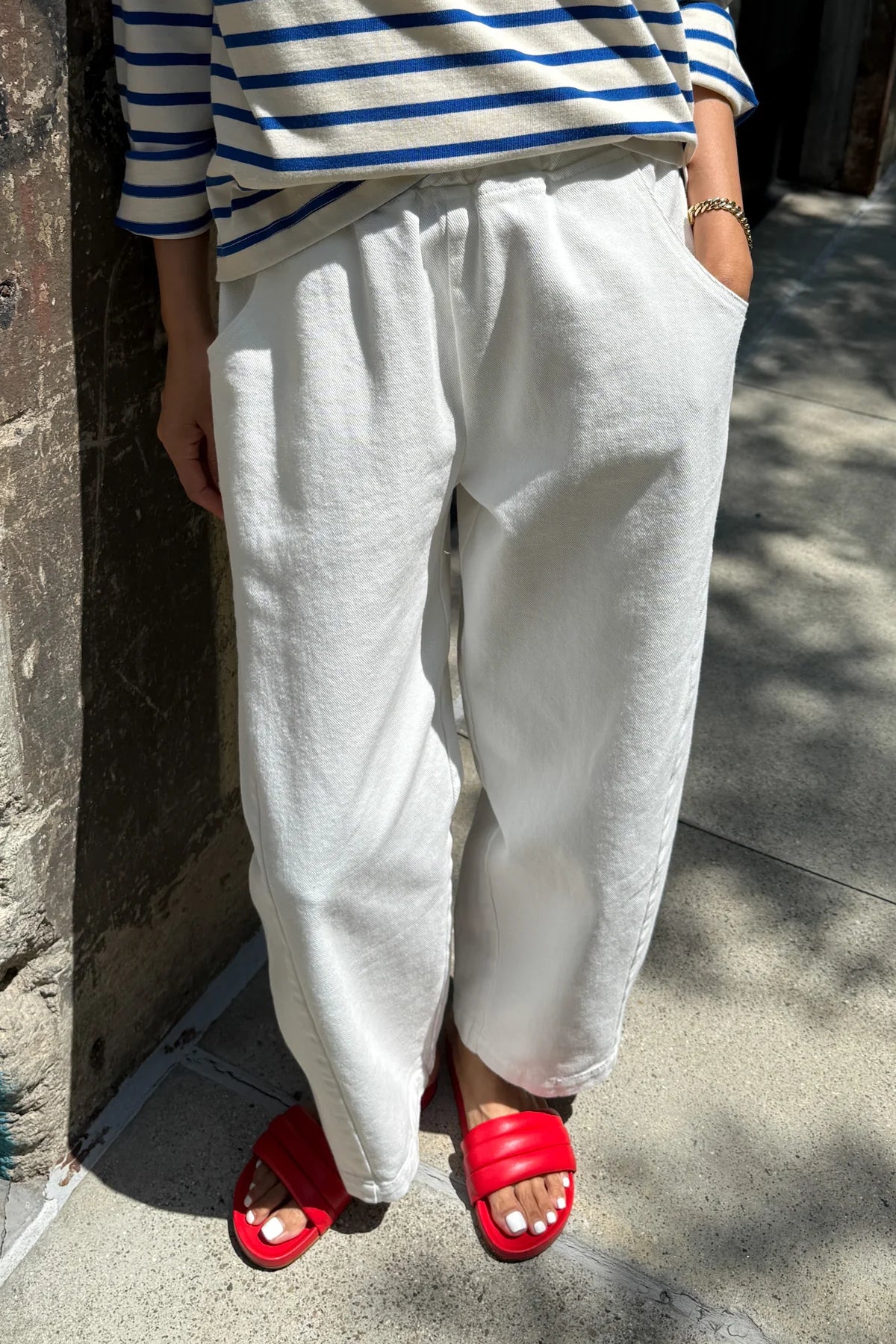 Arc Pant in Milk