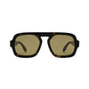 Jane in Dark Brown Tortoise W Olive Lens