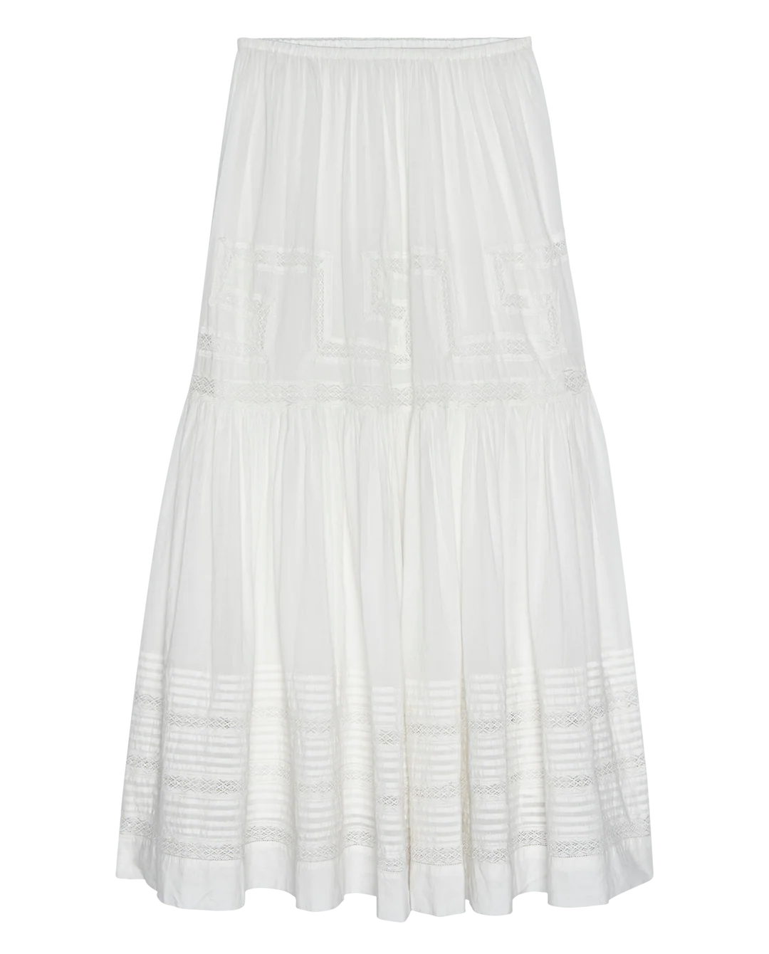 The Victorian Skirt in White