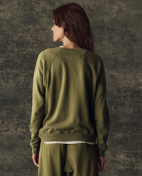 The Fleece Rookie Sweatshirt in Army