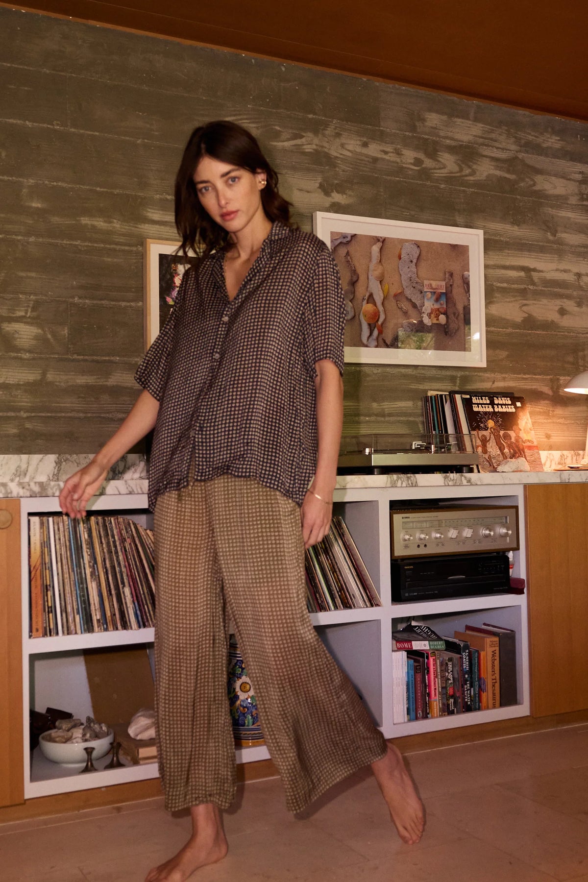 Lauren Pant in Olive Martini