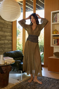 Fiore Maxi in Olive Martini