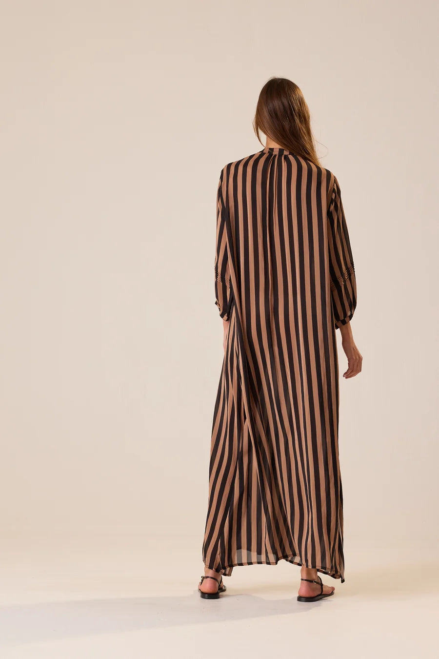 Sammie Maxi in Thick Stripe Tan