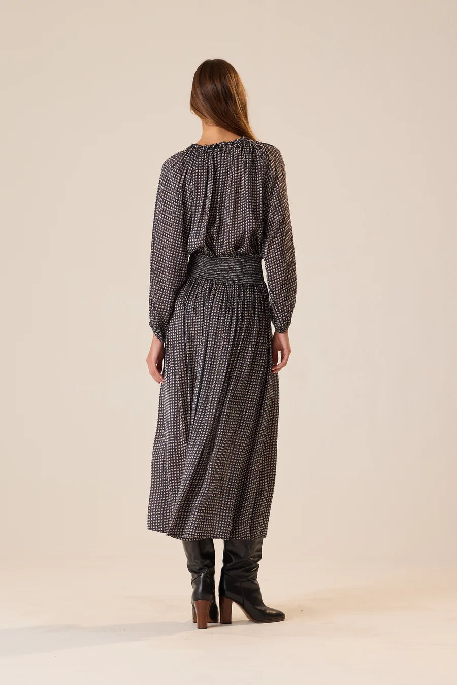 Bella Skirt in Martini Caviar