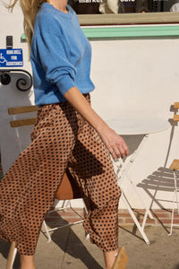 Lauren Pant in Grande Polka Dot Tan