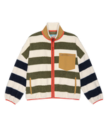 The Plush Terrain Full- Zip in Heritage Stripe