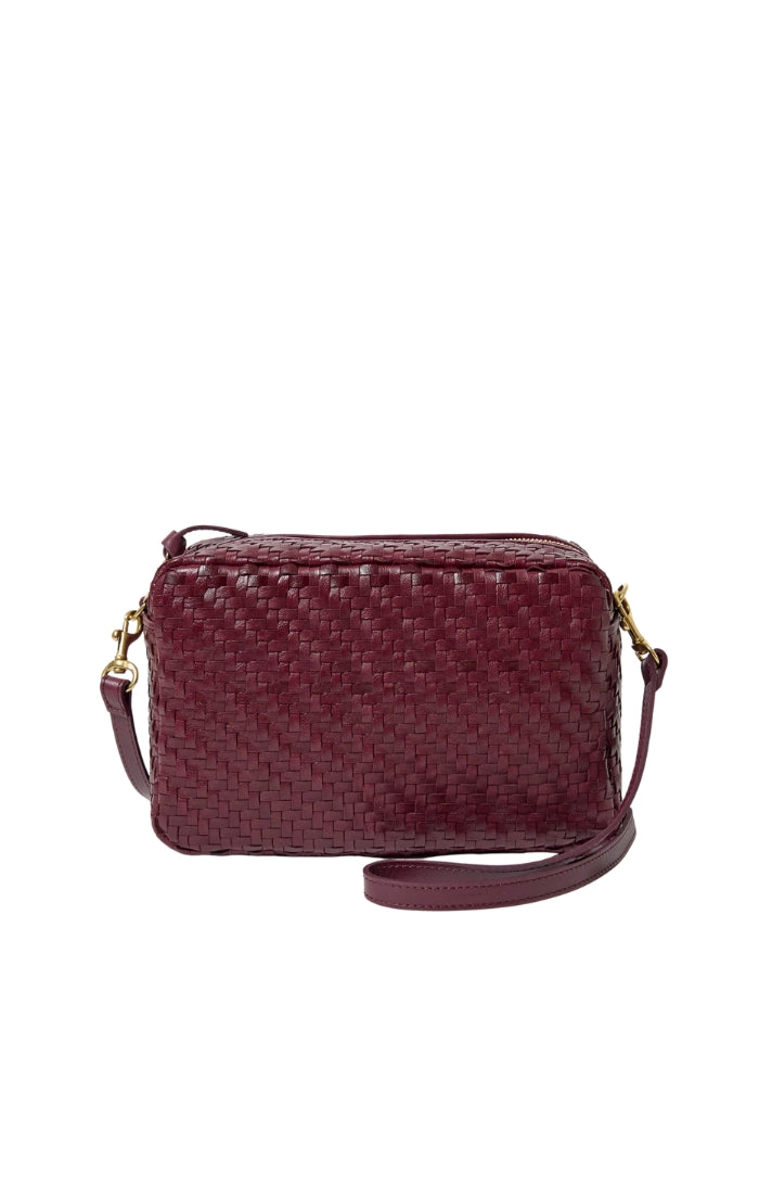 Marisol in Cassis Woven Zig Zag