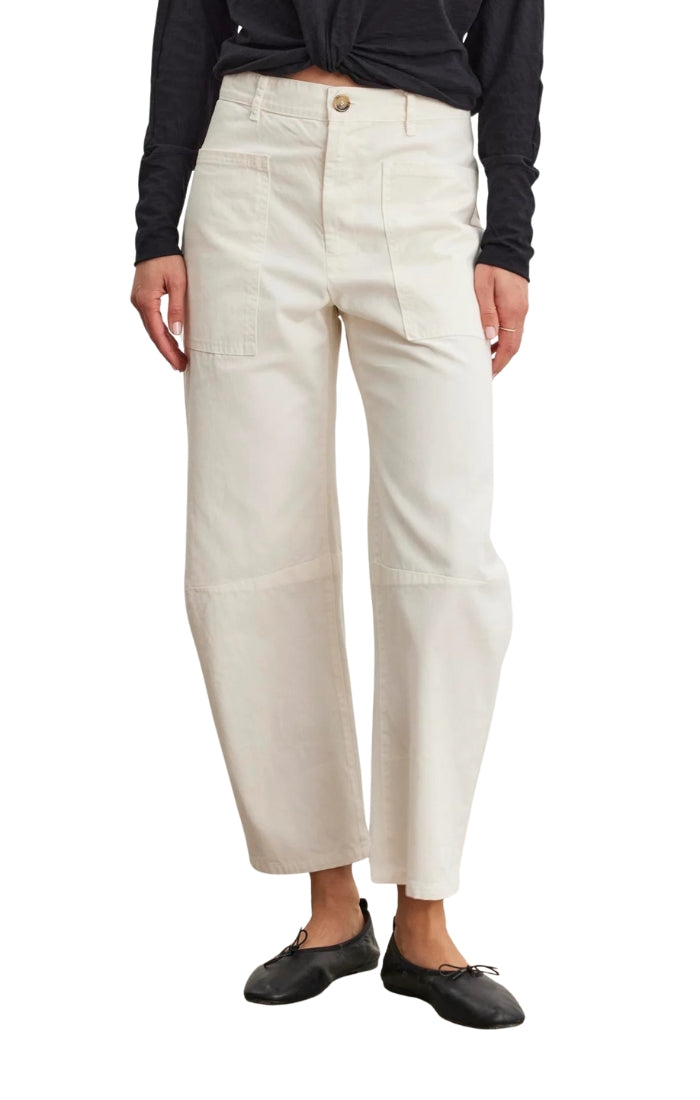 Brylie Utility Pant in Sugar