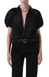 Leila Blouse in Black
