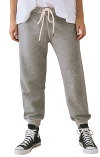 The Cropped Sweatpant in Varsity Grey