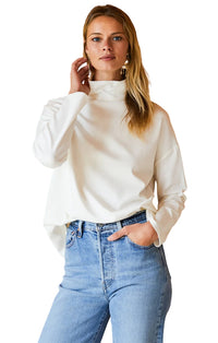 Edie Top in Ivory Ponte