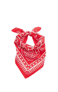 Cotton Bandana in Red Hot