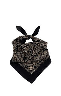 Cotton Bandana in Black
