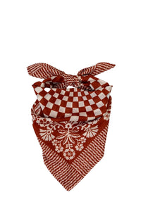Cotton Bandana in Chili