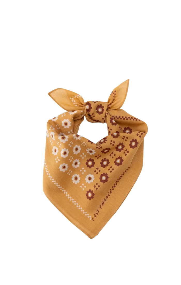 Cotton Bandana in Honey