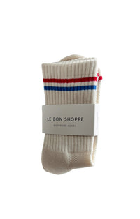 Boyfriend Sock in Milk