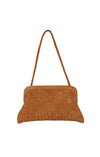 Le Sac in Brown Suede