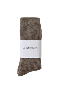 Winter Sparkle Socks in Nutmeg