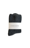 Cloud Socks in Charcoal