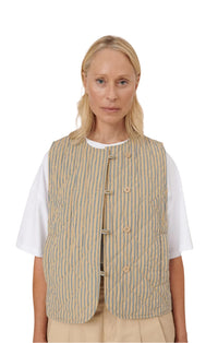 Axis Vest in Double Pinstripe