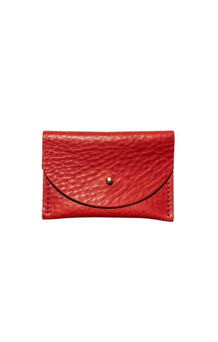 Tomato Leather Cardholder
