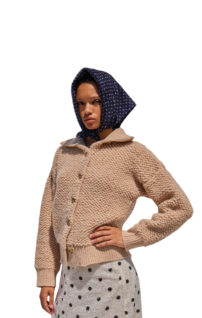 Babette Bomber in French Terry Alpaca