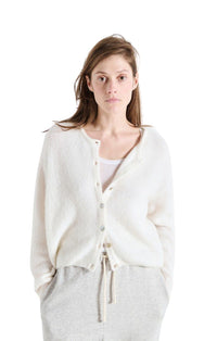 The Vitow Cardigan in White