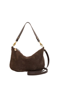 Moyen Messenger in Chocolate Suede