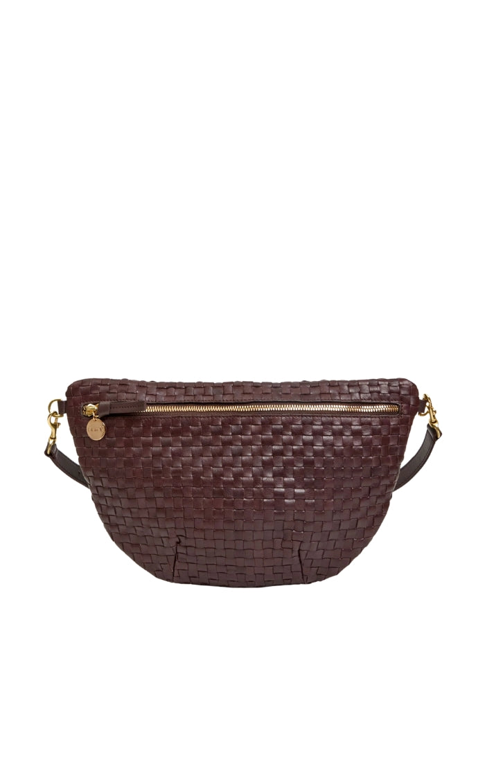 Grande Fanny in Tobacco Woven Checker