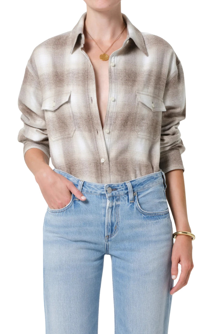 Kota Button Up in Schaffer Plaid