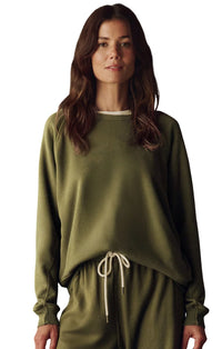 The Fleece Rookie Sweatshirt in Army