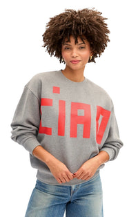 Oversized Sweatshirt in Grand Block Ciao Grey Melange