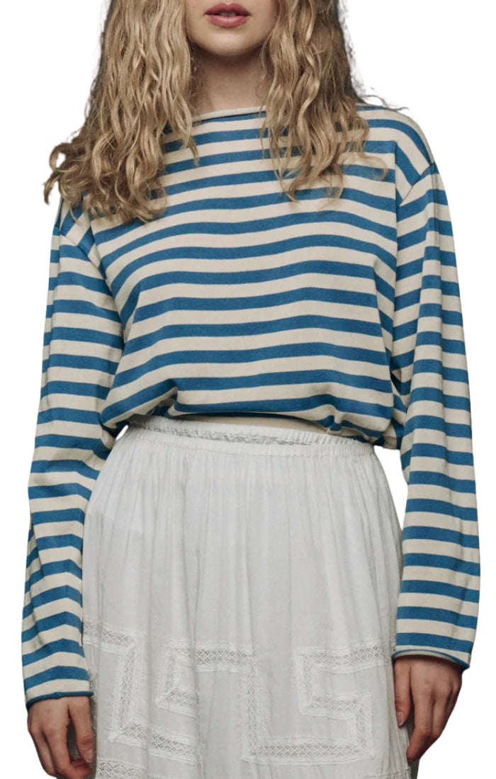 The Sailor Sweater in Sea Blue