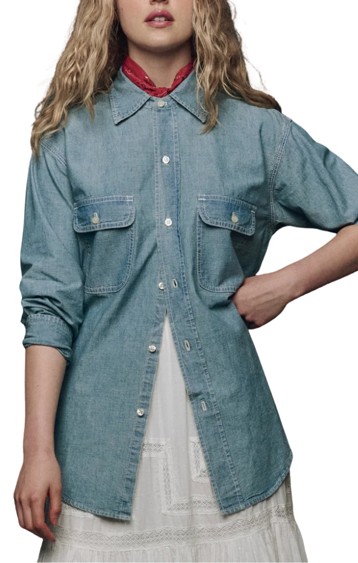 The Craftsman Shirt in Railway Wash