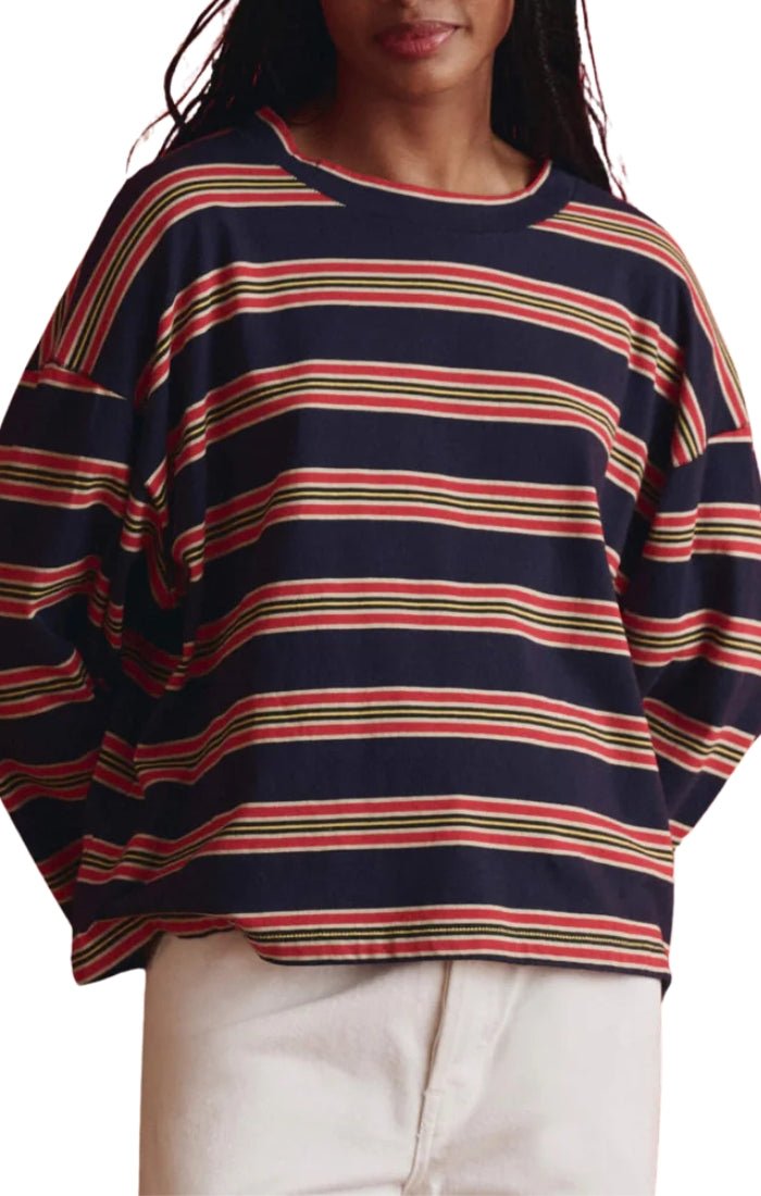 The Field Tee in Scout Stripe