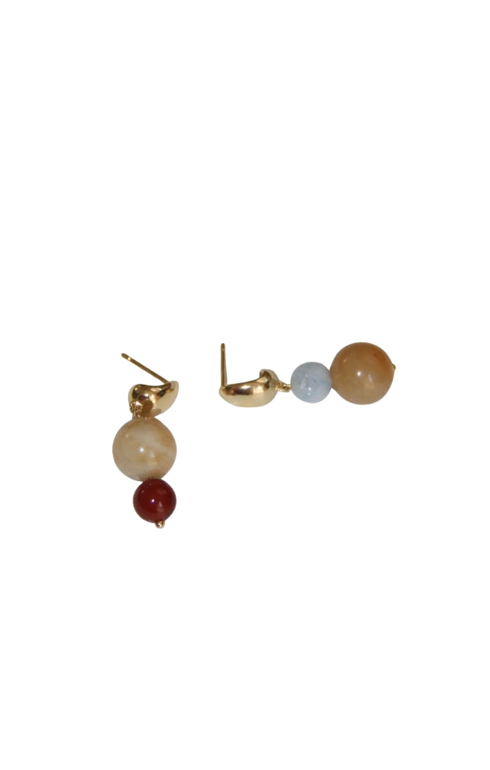 Stevie Mismatch Gemstone Earrings