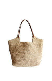 Amaya Tote in Natural Raffia