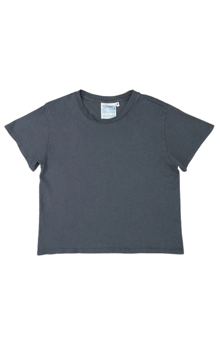 Cropped Ojai Tee in Diesel Gray