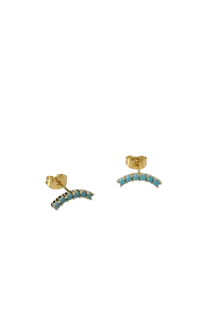 Dianne Stud Earrings in Turquoise