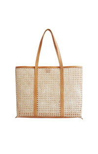 Margot Bag in Large Caramel Rattan