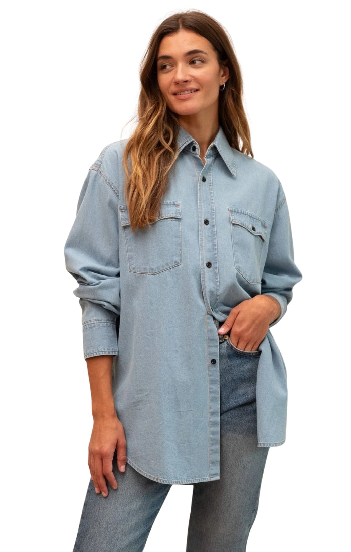 River Top in Vintage Denim