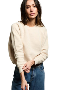 Ziggy Crew Neck Sweatshirt in Sugar