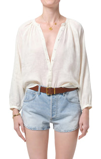 Paro Blouse in Vanilla