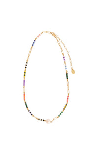 Le Stripe Pearl Necklace