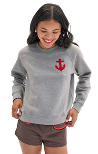 Le Court Sweatshirt w/ Chenille Anchor