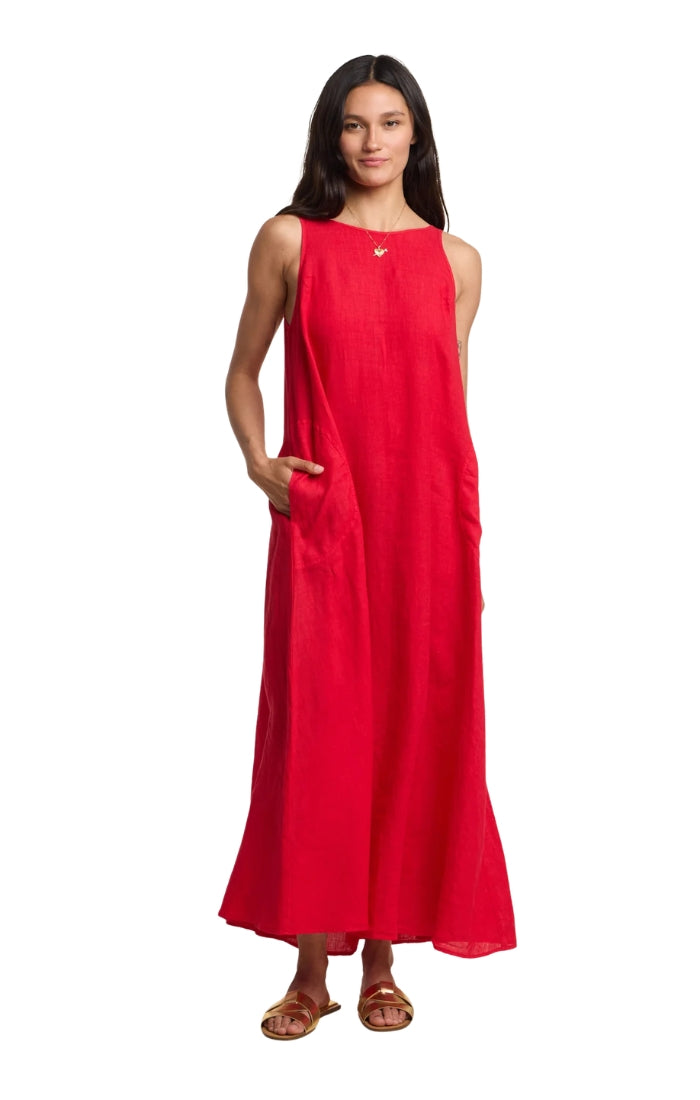 Reta Linen Dress in Rio