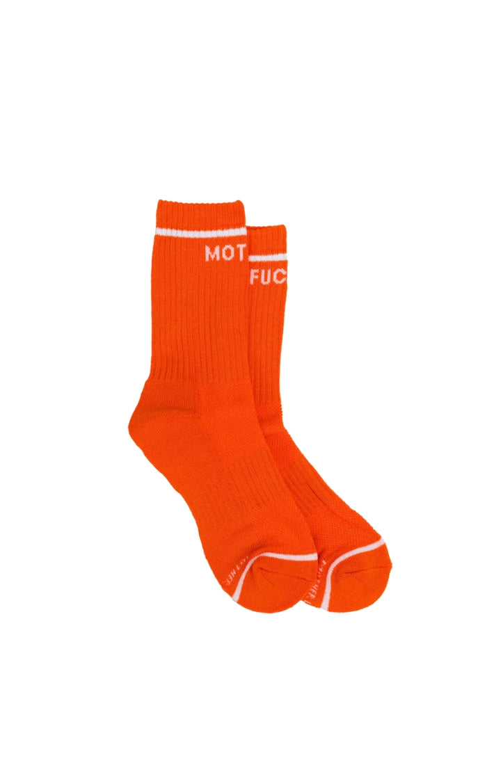 Baby Steps MF Socks in Mandarin Red