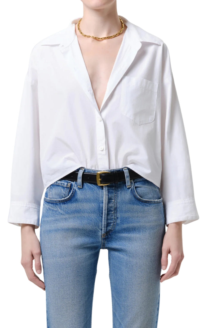 Petit Ami Shirt in Optic White